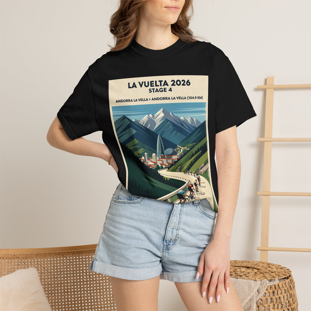 Stage 4 Andorra la Vella to Andorra la Vella 104.9km Cycling Tee