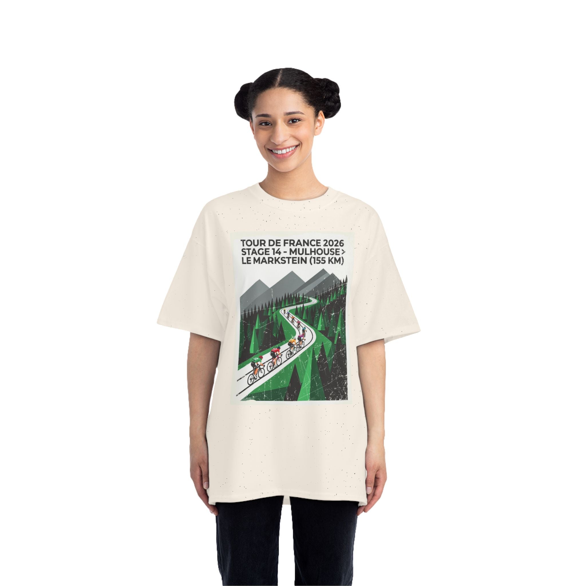 Tour de France 2026 Stage 14 Mountain Cycling T-Shirt | Mulhouse > Le Markstein