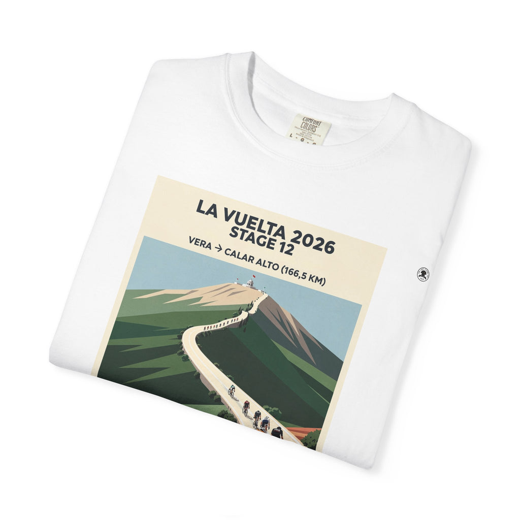 2026 Vuelta a España Stage 12 Cycling T-Shirt | Vera to Calar Alto 166.5km | Graphic Tee