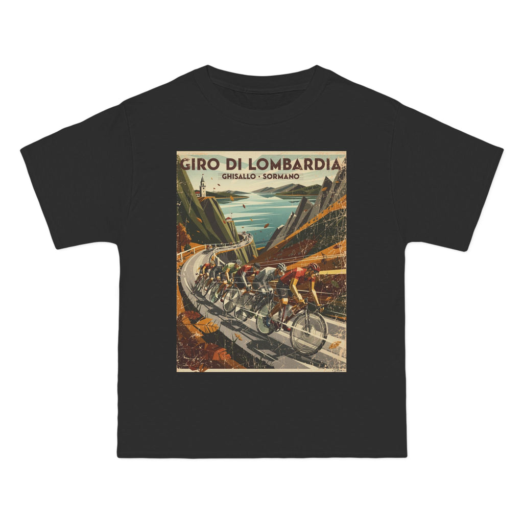 Il Lombardia Cycling Poster GIRO Di Lombardia, T-Shirt | Futurist Italy, Muro di Sormano