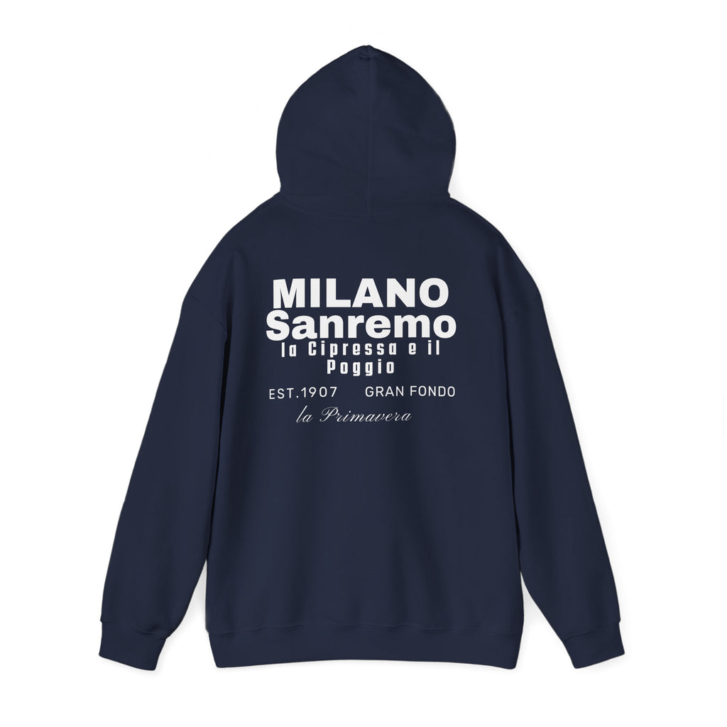 Milano Sanremo Classic Monument Bike Race Hoodie | Vintage Italian Cycling Streetwear