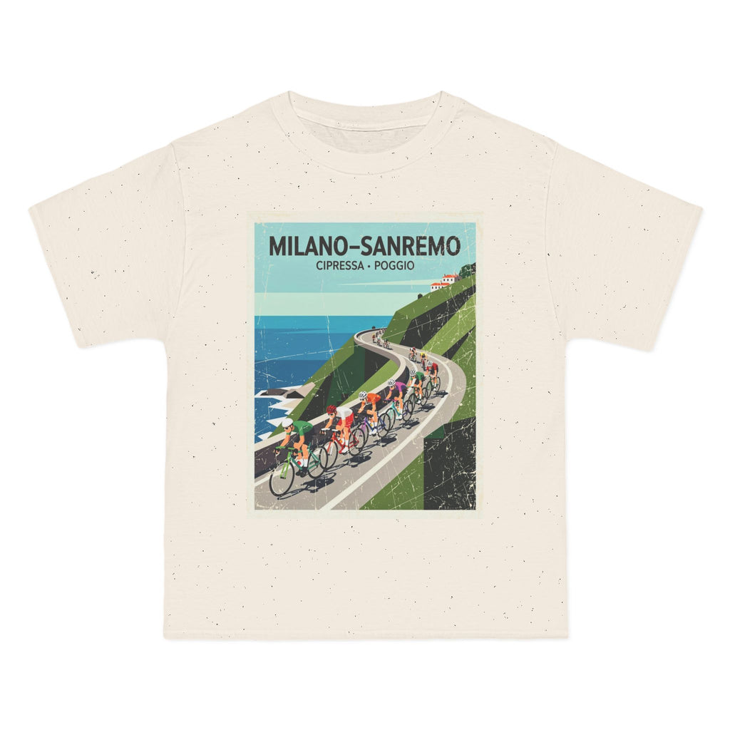 Milano Sanremo Cycling Tee T-Shirt | Cipressa Poggio Echelon Race