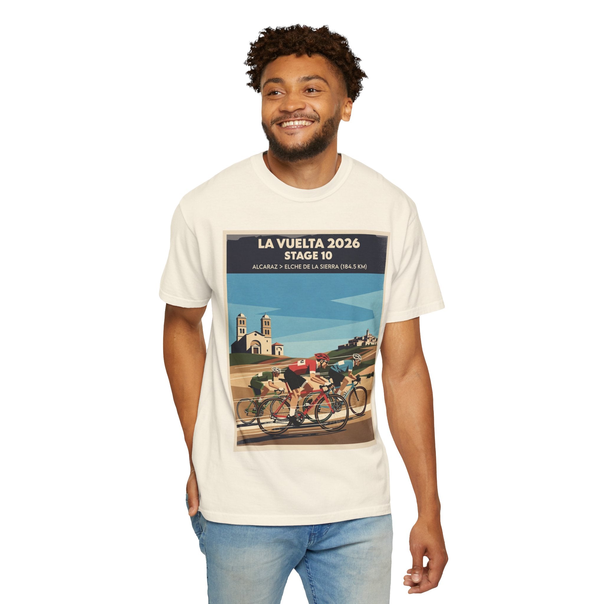 2026 Vuelta a España Stage 10 Cycling T-Shirt | Alcaraz to Elche de la Sierra 184.5km