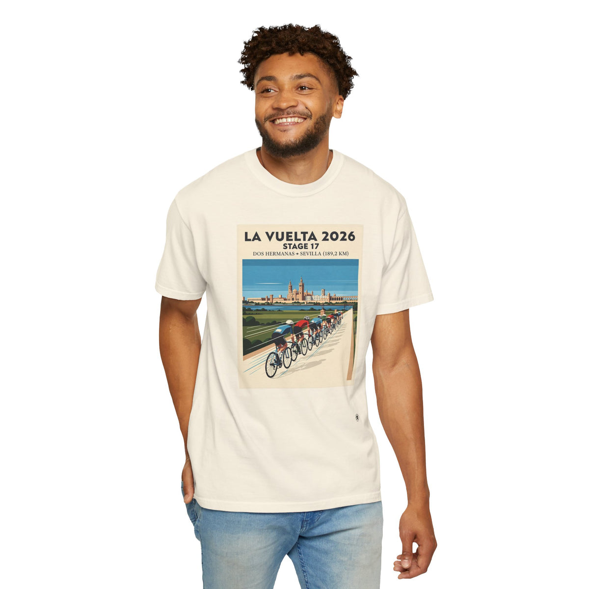 2026 Vuelta a España Stage 17 Cycling T-Shirt | Dos Hermanas to Sevilla 189.2km | Graphic Tee