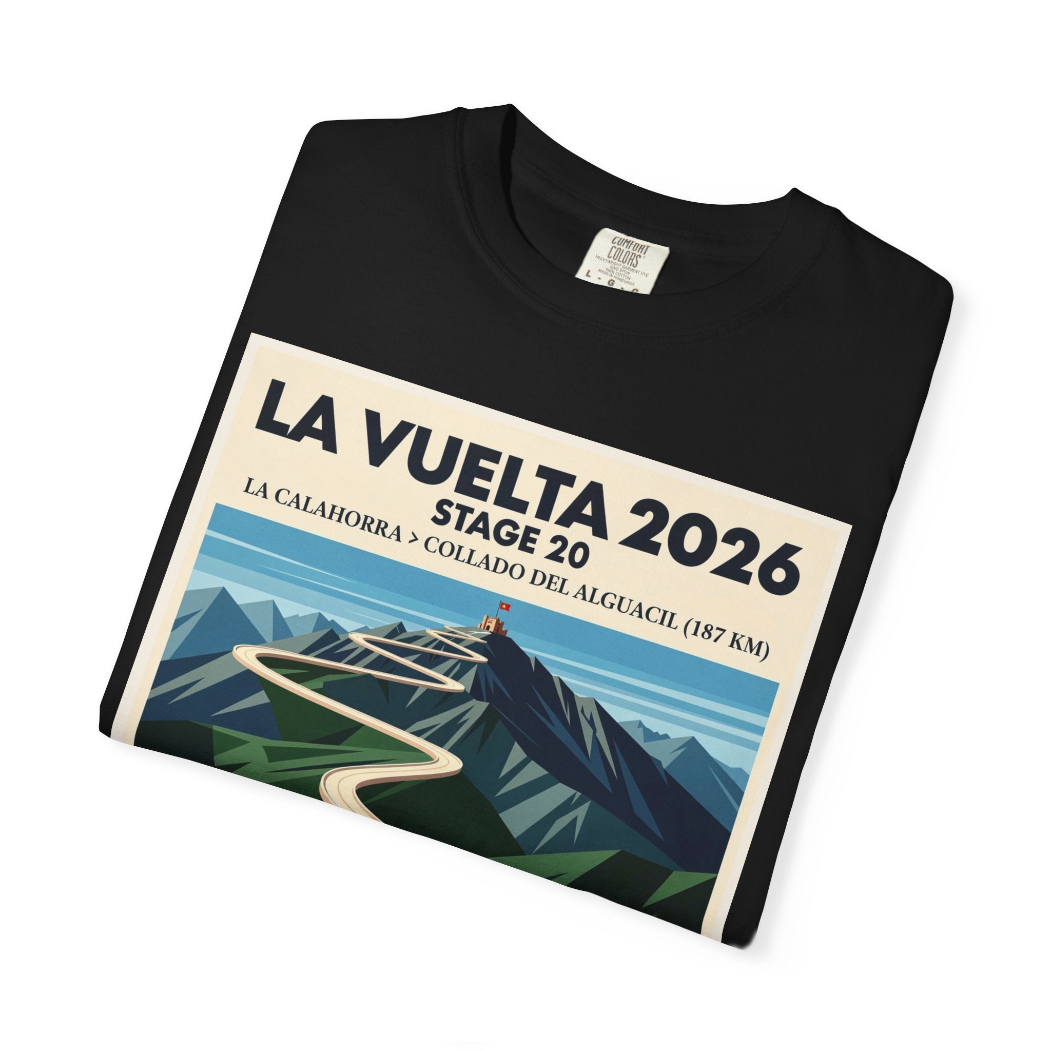 2026 Vuelta a España Stage 20 Cycling T-Shirt | La Calahorra to Collado del Alguacil 187km