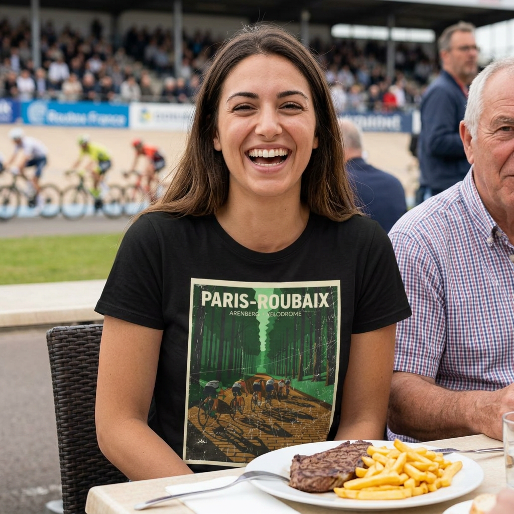 PARIS ROUBAIX Echelon Cycling T-Shirt | Arenberg · Velodrome