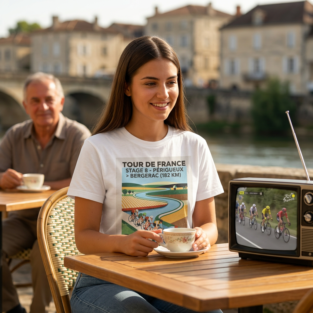 Stage 8 Périgueux to Bergerac 182km Cycling Tee R