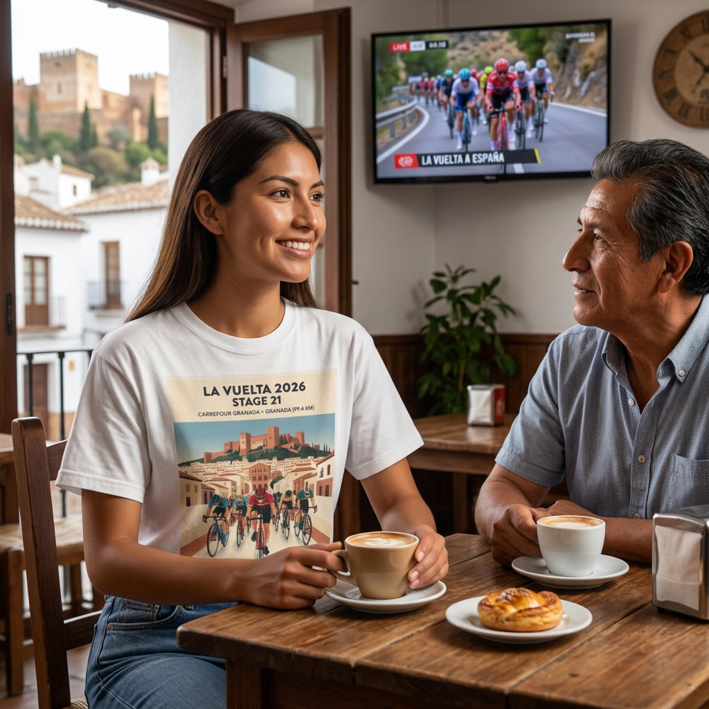 2026 Vuelta a España Stage 21 Cycling T-Shirt | Granada to Granada 99.4km