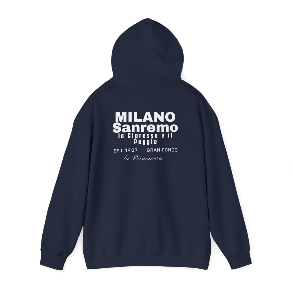 Milano Sanremo Classic Monument Bike Race Hoodie | Vintage Italian Cycling Streetwear