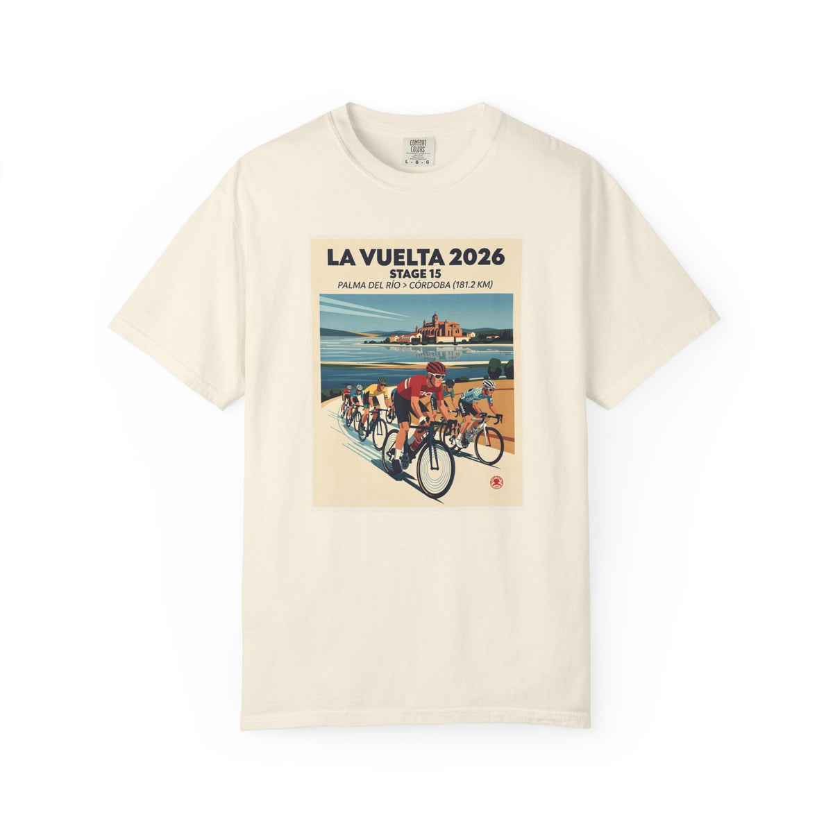 2026 Vuelta a España Stage 15 Cycling T-Shirt | Palma del Río to Córdoba 181.2km | Graphic Tee