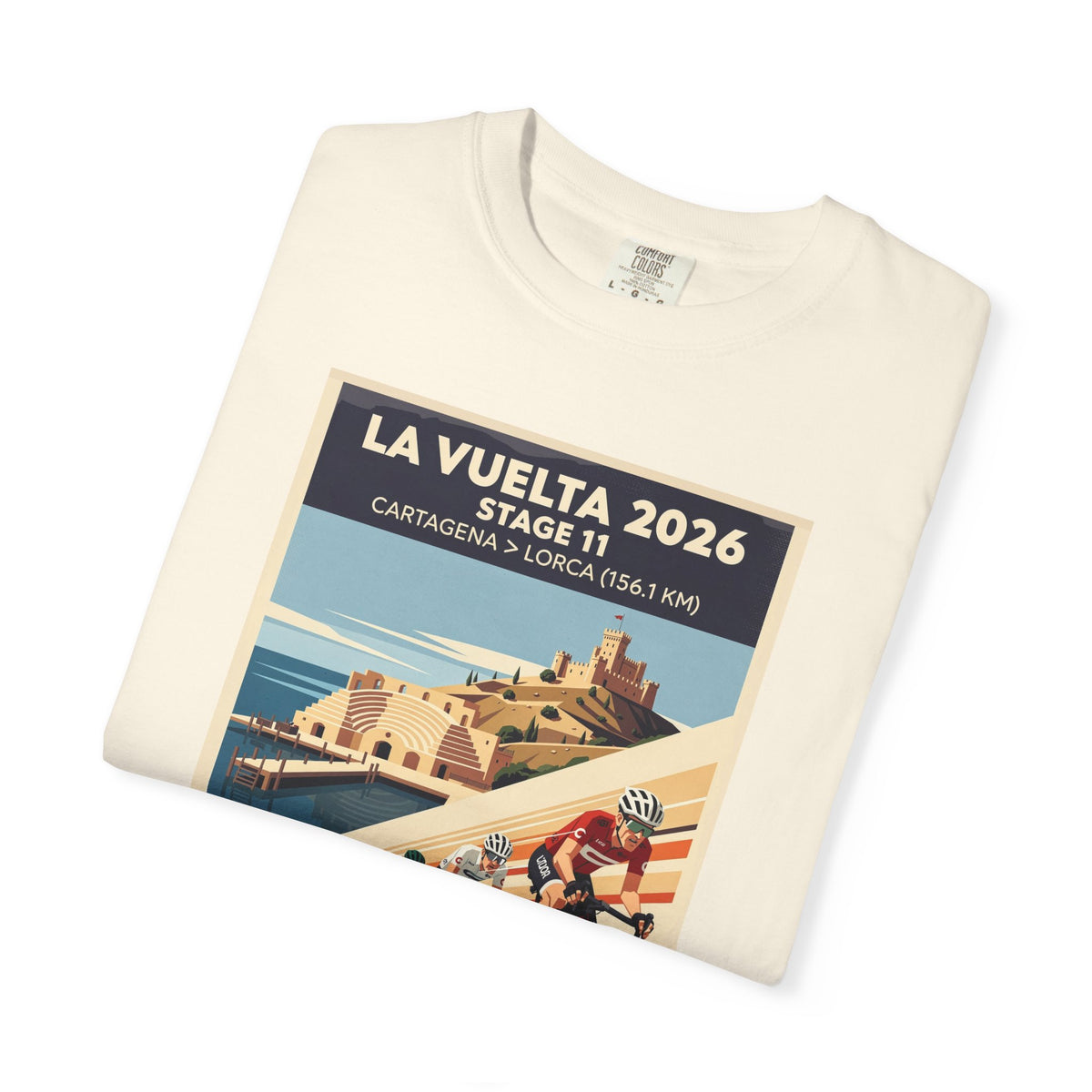 2026 Vuelta a España Stage 11 Cycling T-Shirt | Cartagena to Lorca 156.1km | Graphic Tee