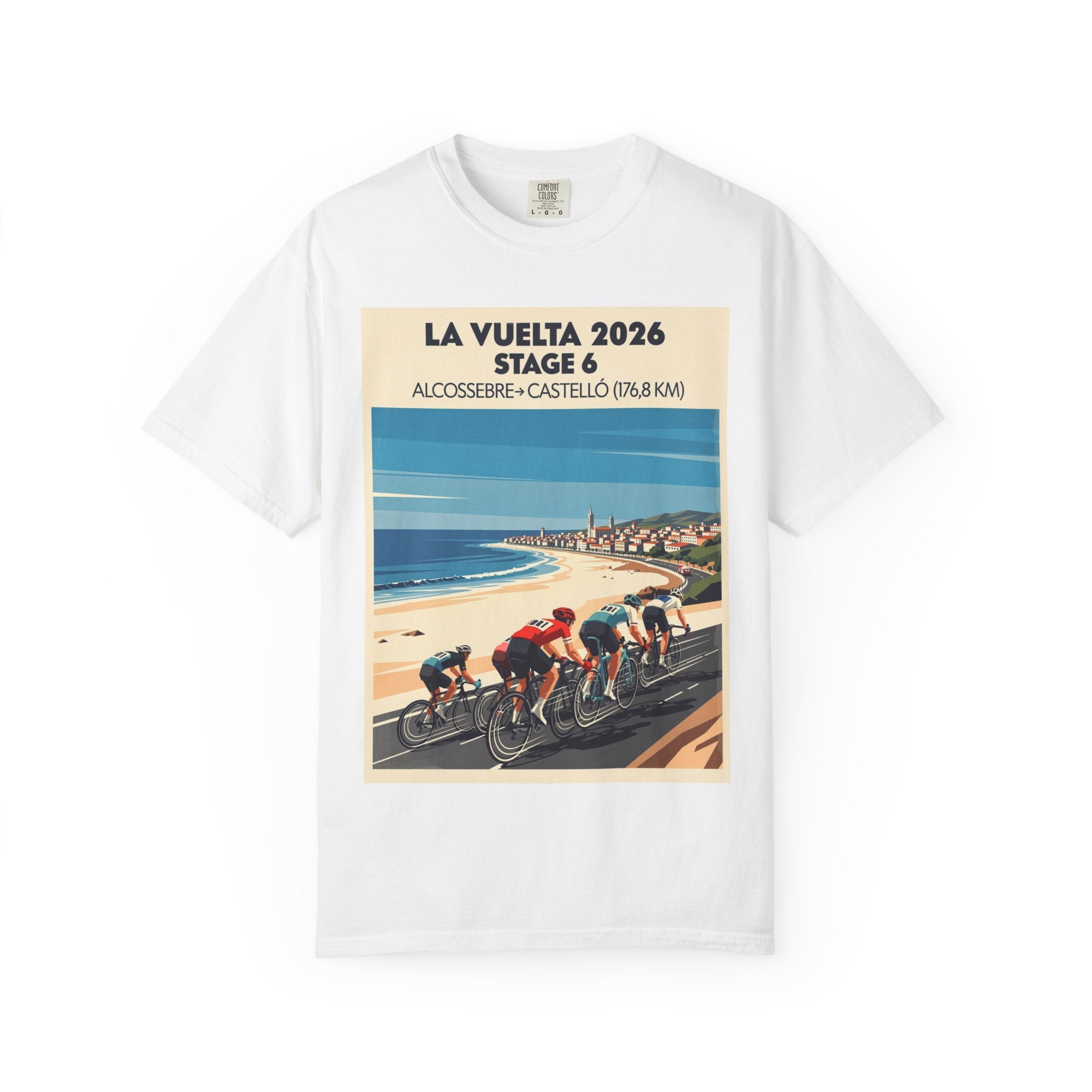 Stage 6 Alcossebre to Castelló 176.8km Cycling Tee