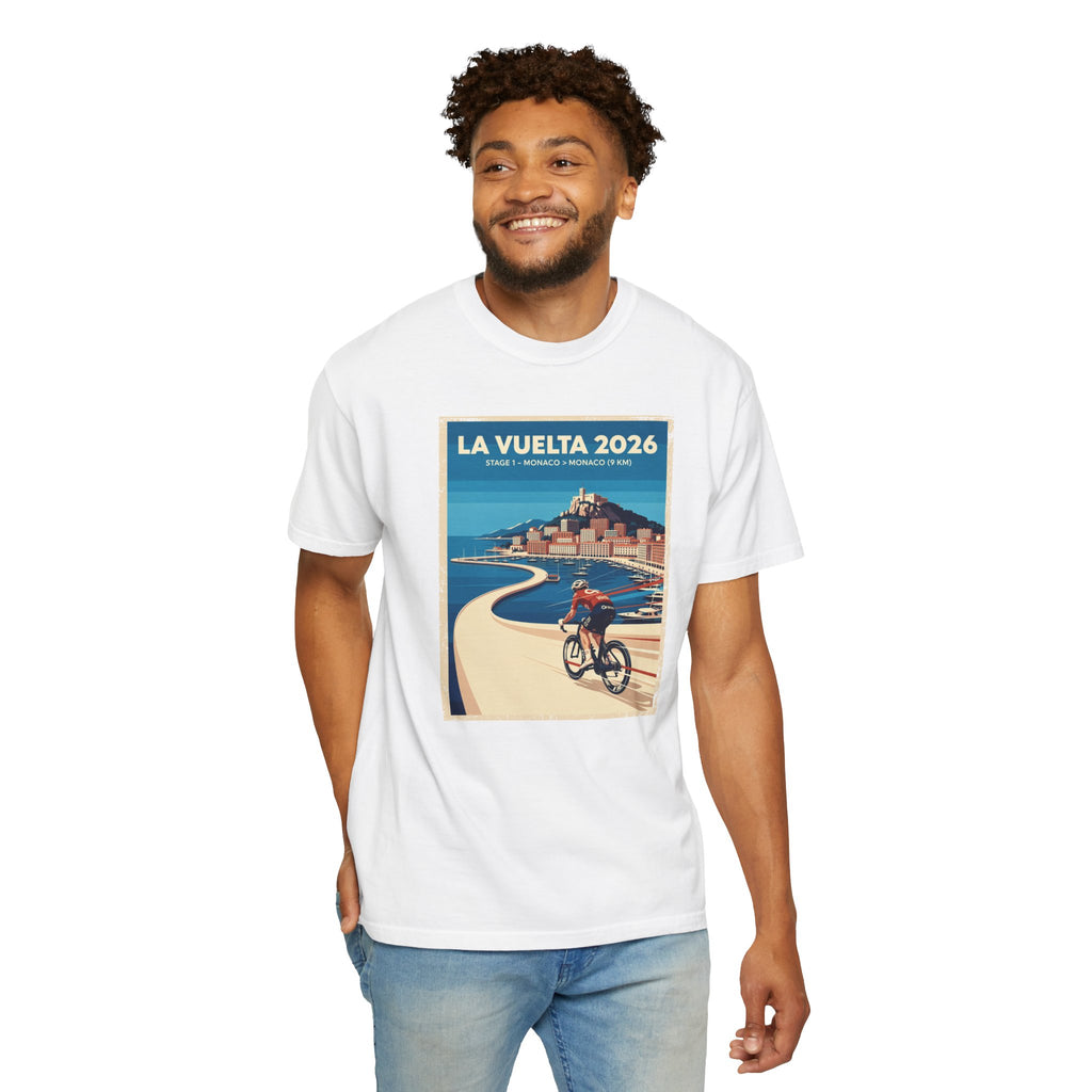 2026 Vuelta a España Stage 1 Cycling T-Shirt | Monaco to Monaco 9km | Graphic Tee