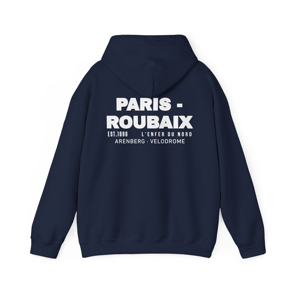 Paris Roubaix Vintage Cycling Fan Logo Hoodie | Retro Cycling Sweatshirt
