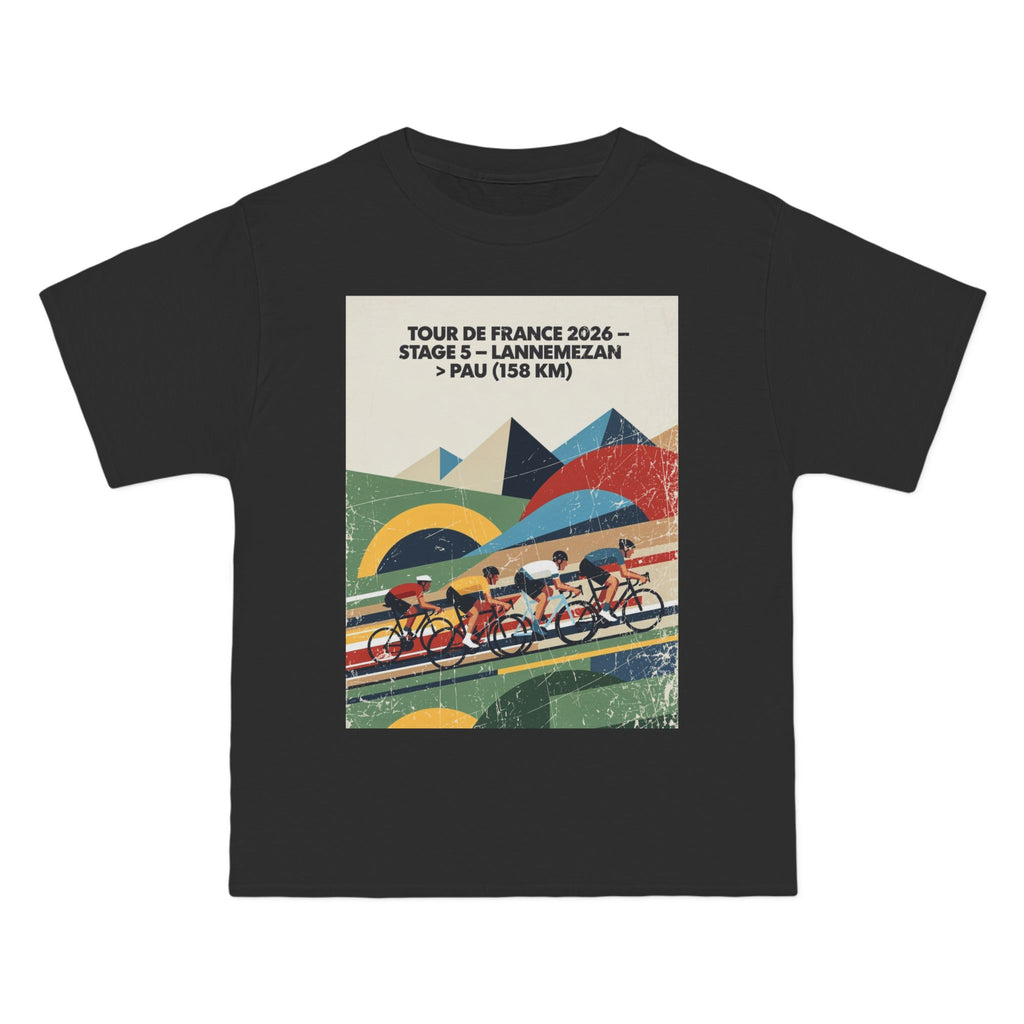 Tour de France 2026 Stage 5 Lannemezan > Pau T-Shirt | Bauhaus Cycling Illustration