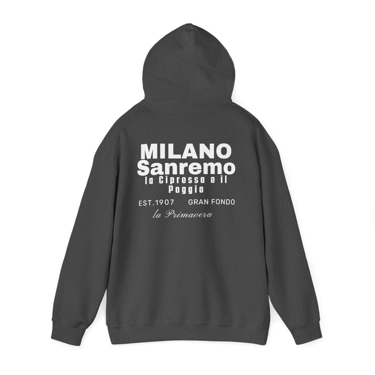 Milano Sanremo Classic Monument Bike Race Hoodie | Vintage Italian Cycling Streetwear