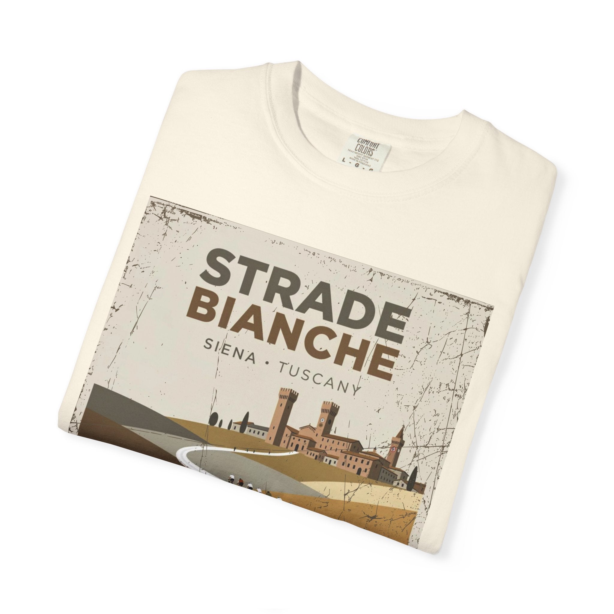 Strade Bianche Cycling Tee | Siena Tuscany Gravel Road Bike Shirt