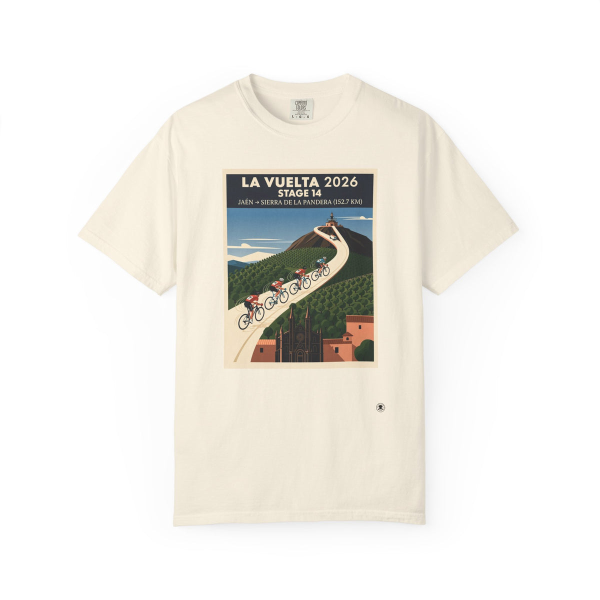 2026 Vuelta a España Stage 14 Cycling T-Shirt | Jaén to Sierra de La Pandera 152.7km | Graphic Tee