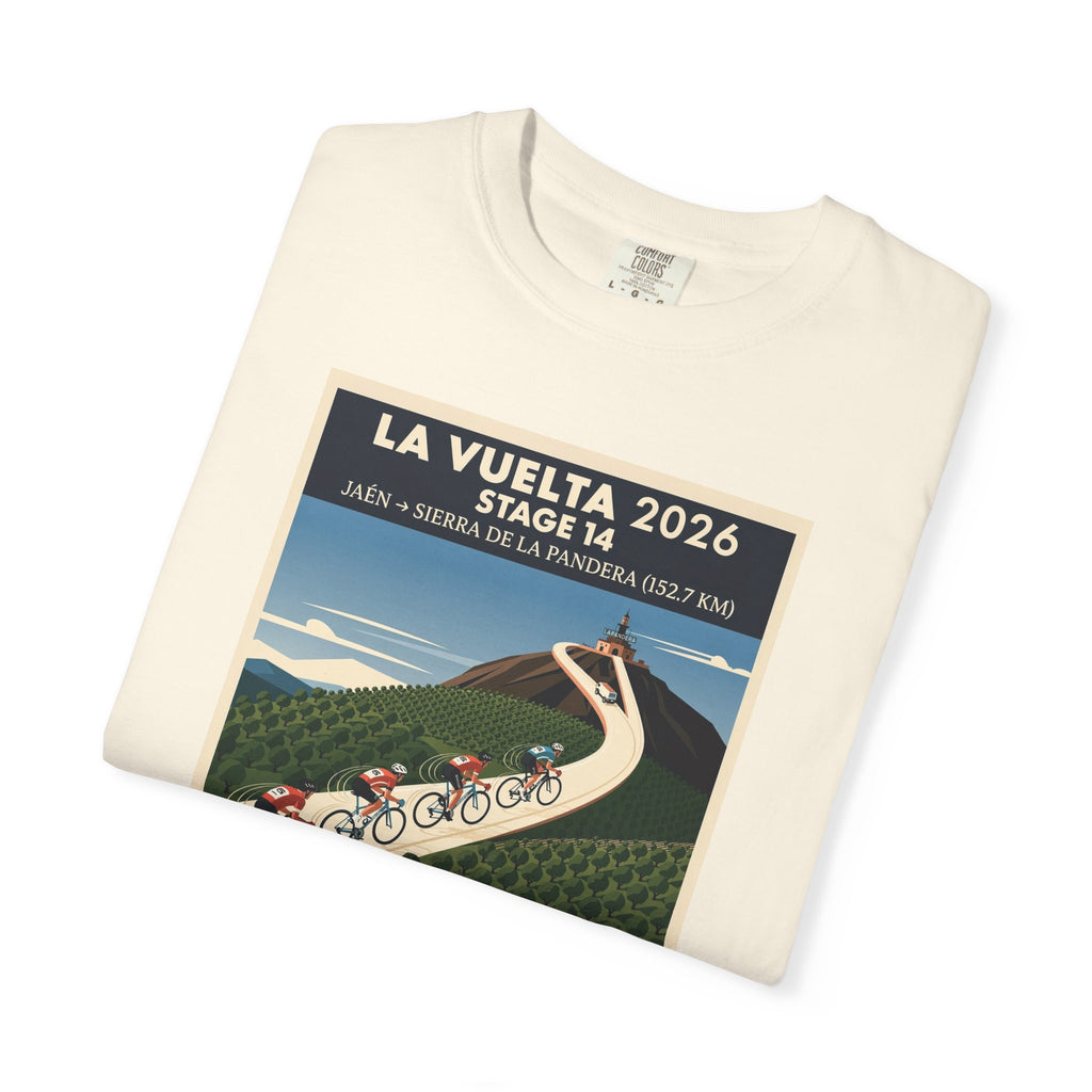 2026 Vuelta a España Stage 14 Cycling T-Shirt | Jaén to Sierra de La Pandera 152.7km | Graphic Tee