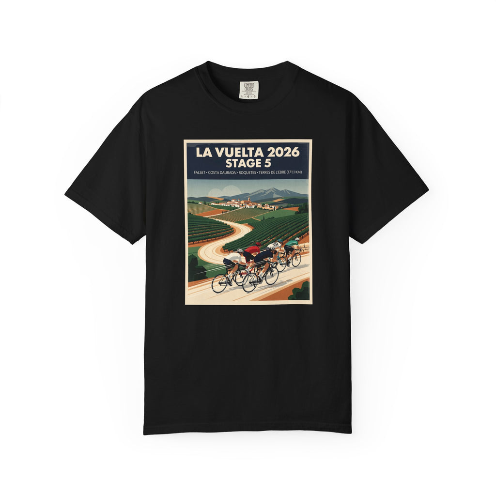 2026 Vuelta a España Stage 5 Cycling T-Shirt | Falset to Roquetes 171.1km | Graphic Tee
