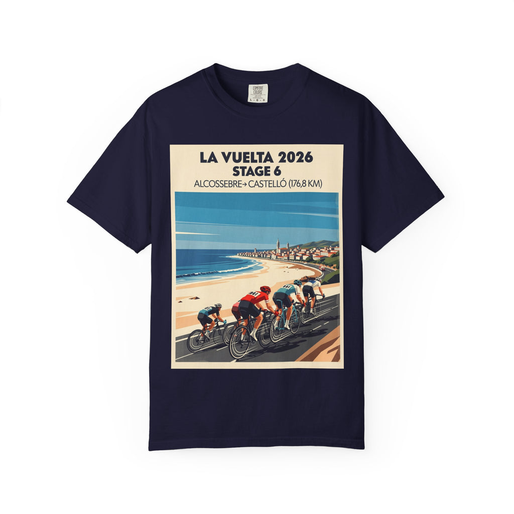 Stage 6 Alcossebre to Castelló 176.8km Cycling Tee