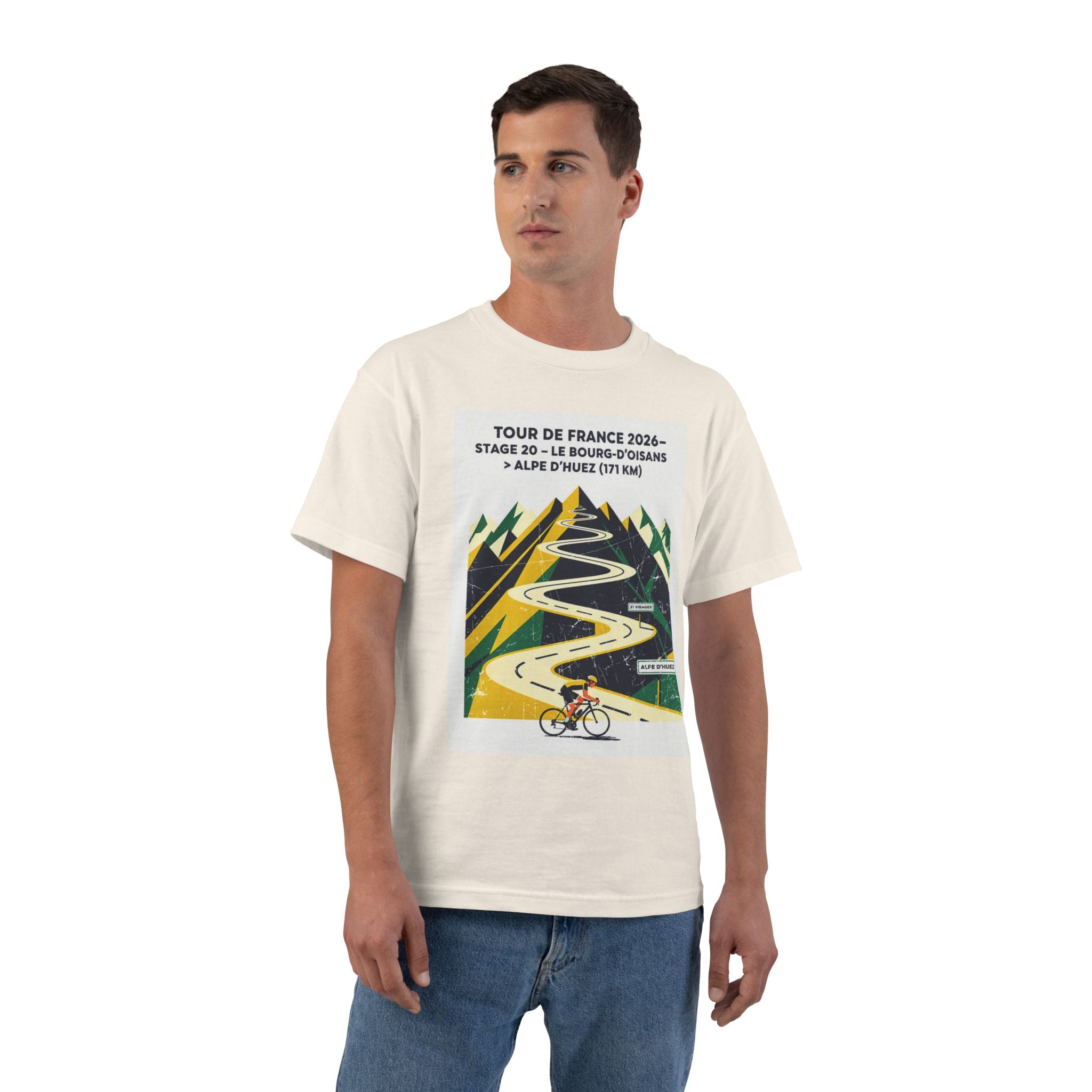 Tour de France 2026 Stage 20 Le Bourg-d Oisans to Alpe d Huez T-Shirt