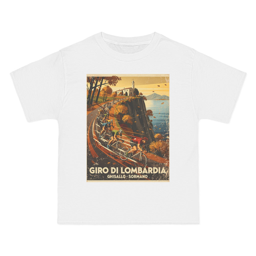 Il Lombardia Giro di Lombardia Cycling Poster T-Shirt | Madonna del Ghisallo, Muro di Sormano