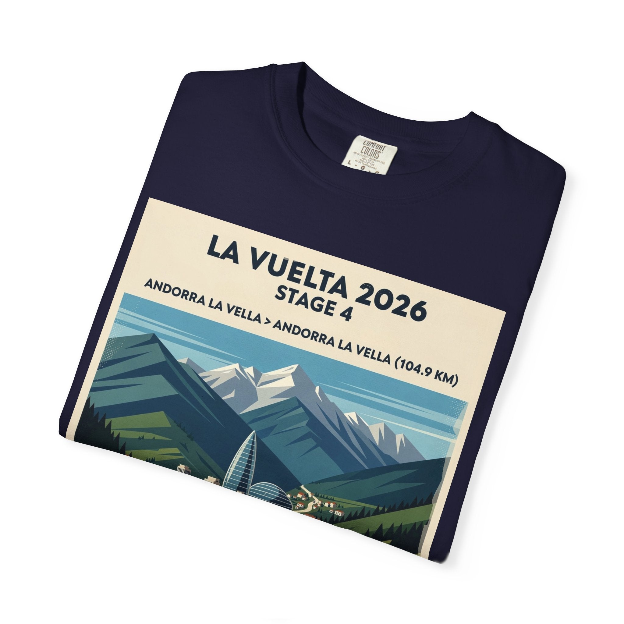 Stage 4 Andorra la Vella to Andorra la Vella 104.9km Cycling Tee