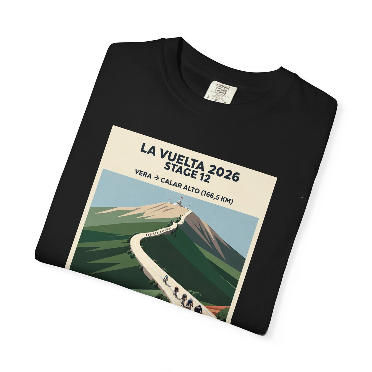 2026 Vuelta a España Stage 12 Cycling T-Shirt | Vera to Calar Alto 166.5km | Graphic Tee