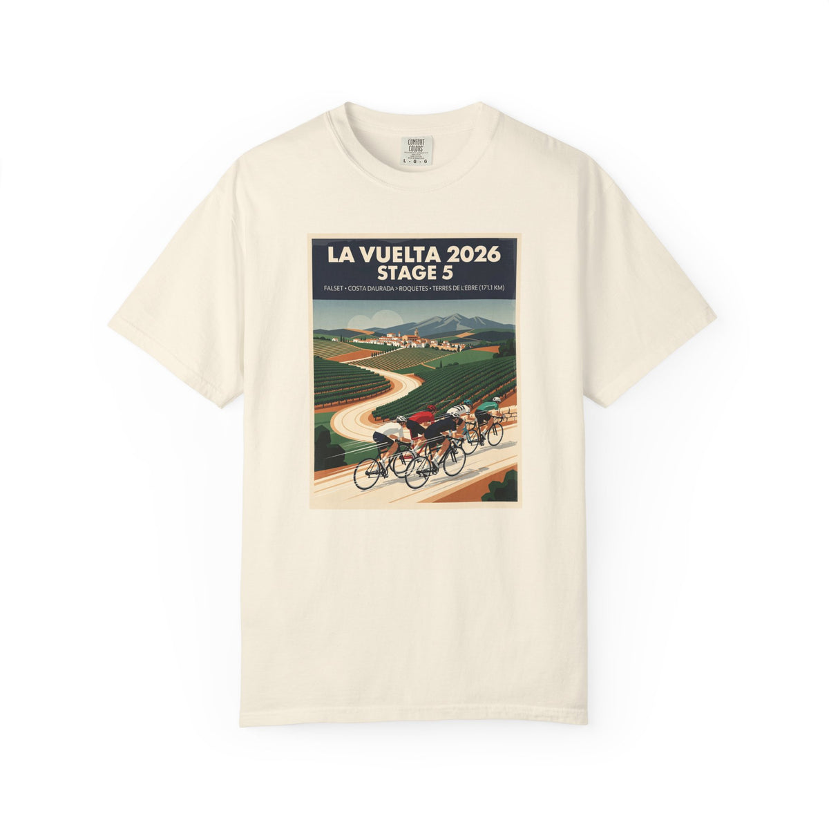 2026 Vuelta a España Stage 5 Cycling T-Shirt | Falset to Roquetes 171.1km | Graphic Tee