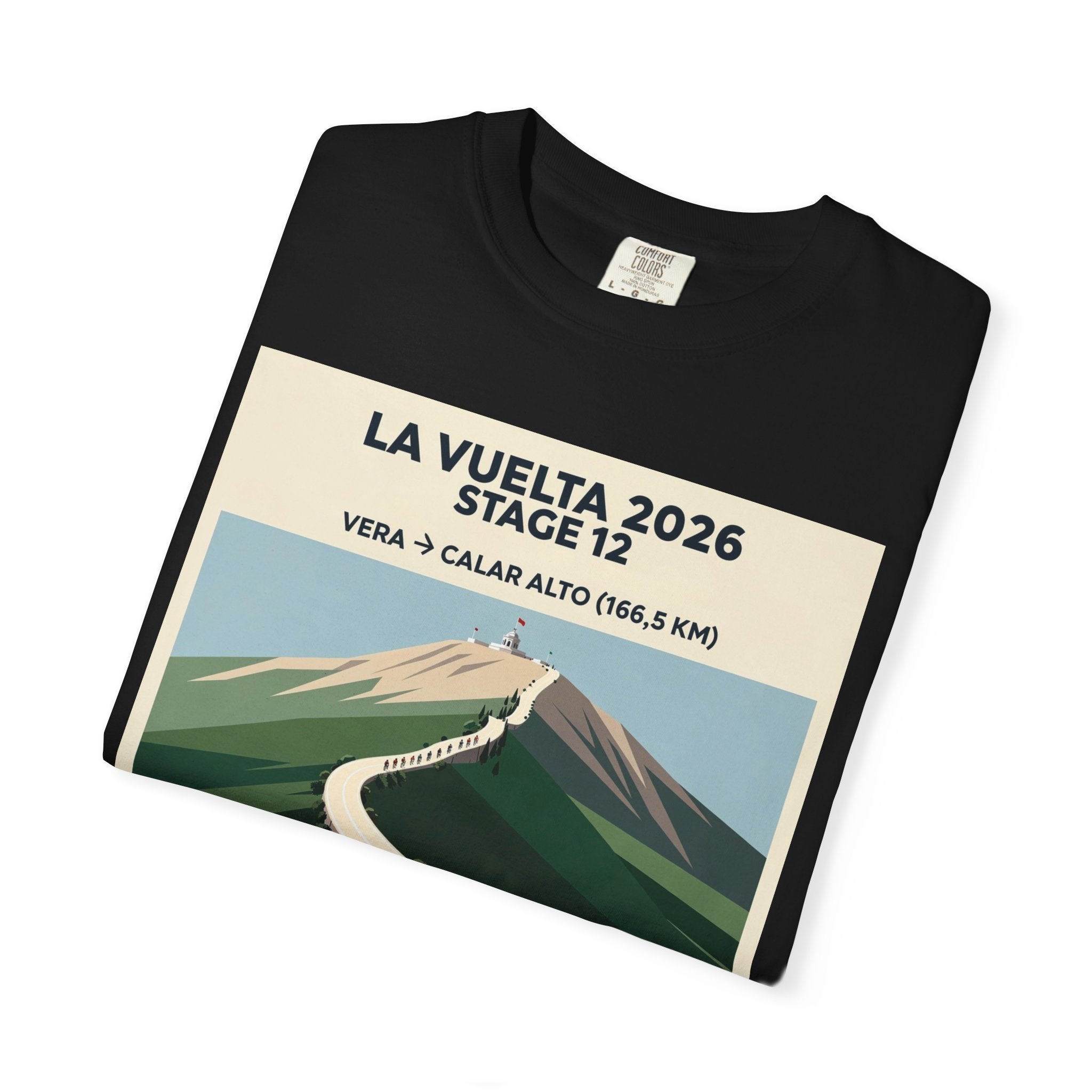 Camiseta de Ciclismo Etapa 12 Vuelta a España 2026 | Vera a Calar Alto 166.5km | Camiseta Gráfica