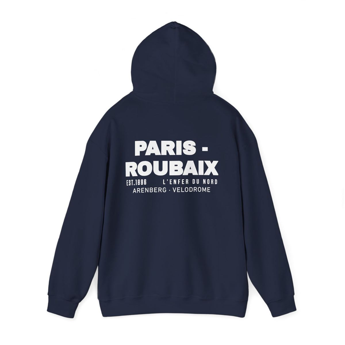 Paris Roubaix Vintage Cycling Fan Logo Hoodie | Retro Cycling Sweatshirt