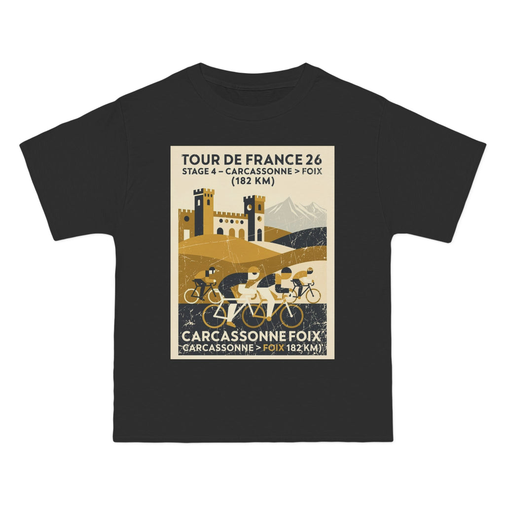 Tour de France 2026 Stage 4 Carcassonne > Foix T-Shirt | Bauhaus Cycling Artwork