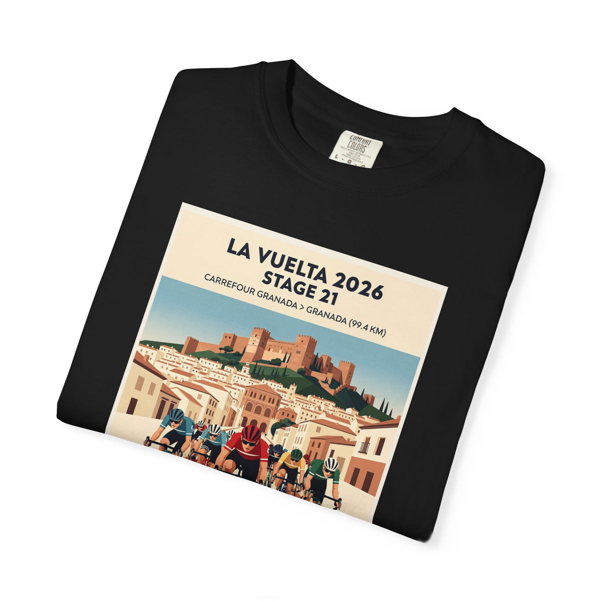 2026 Vuelta a España Stage 21 Cycling T-Shirt | Granada to Granada 99.4km