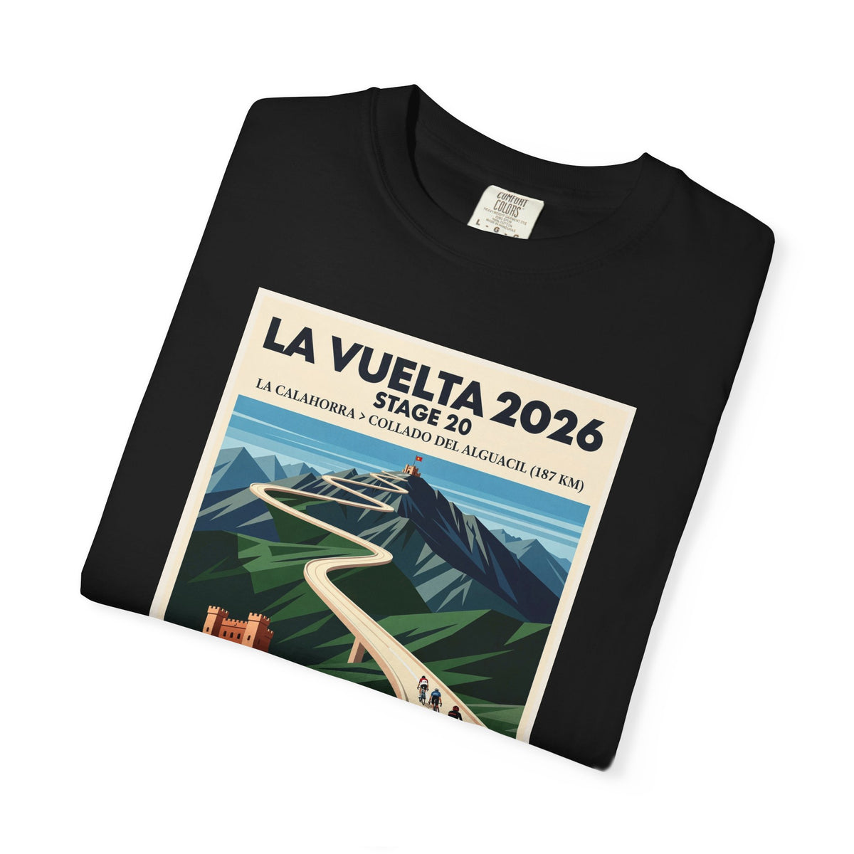 2026 Vuelta a España Stage 20 Cycling T-Shirt | La Calahorra to Collado del Alguacil 187km