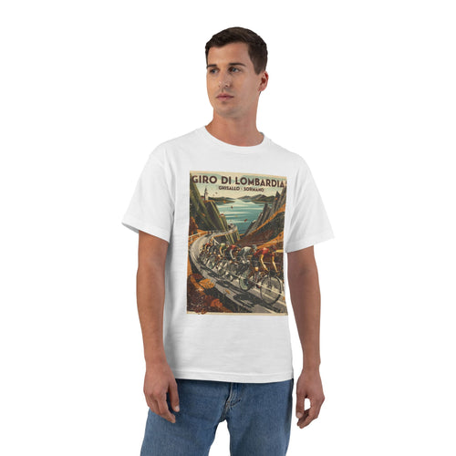Il Lombardia Cycling Poster GIRO Di Lombardia, T-Shirt | Futurist Italy, Muro di Sormano