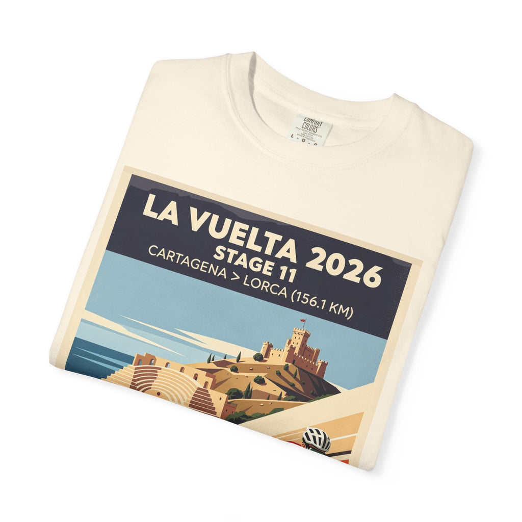 2026 Vuelta a España Stage 11 Cycling T-Shirt | Cartagena to Lorca 156.1km | Graphic Tee