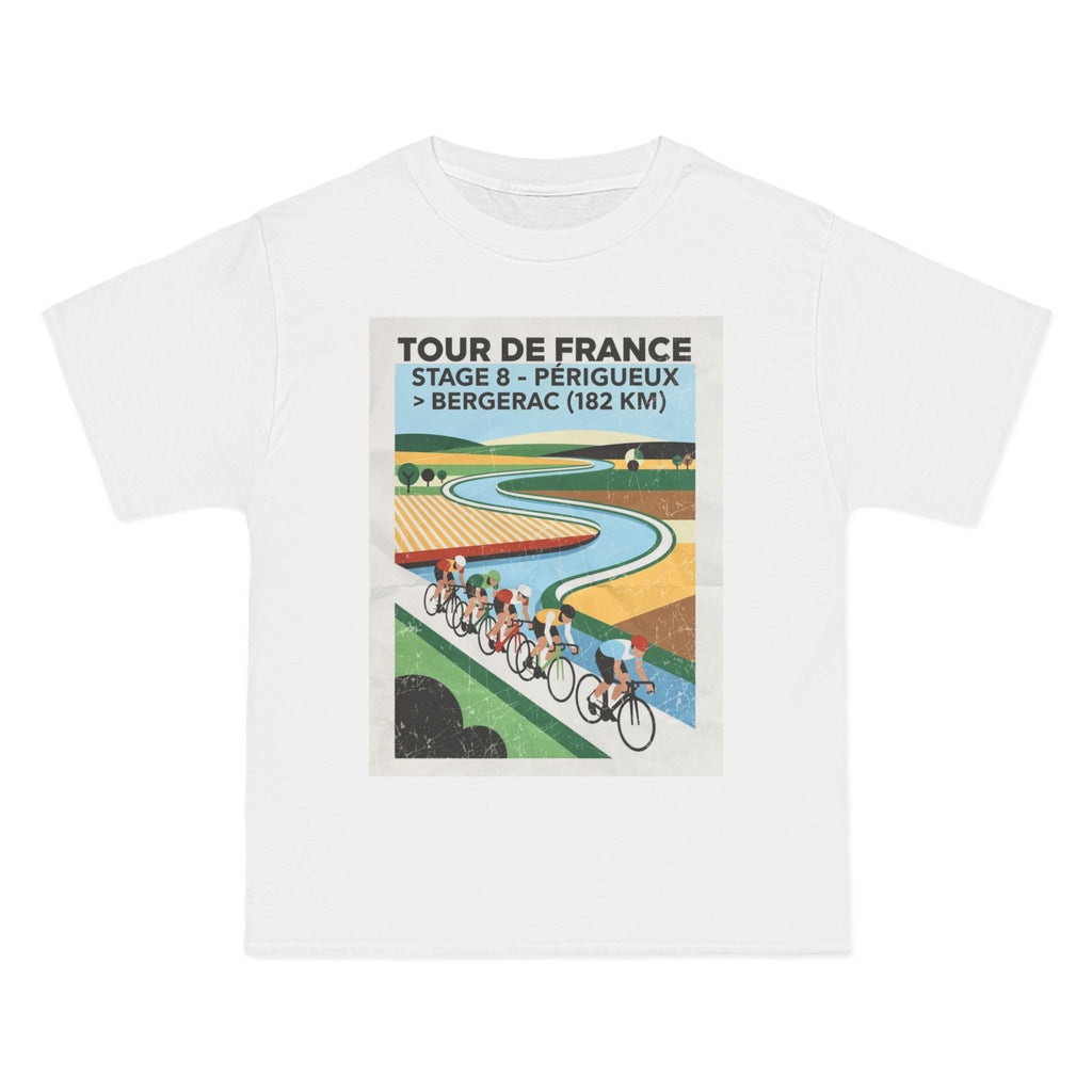 Tour de France 2026 Stage 8 Périgueux > Bergerac T-Shirt | Cycling Poster Art