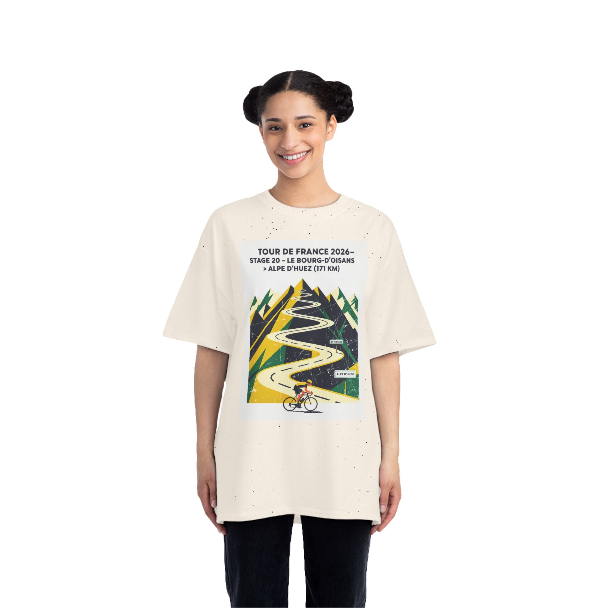Tour de France 2026 Stage 20 Le Bourg-d Oisans to Alpe d Huez T-Shirt