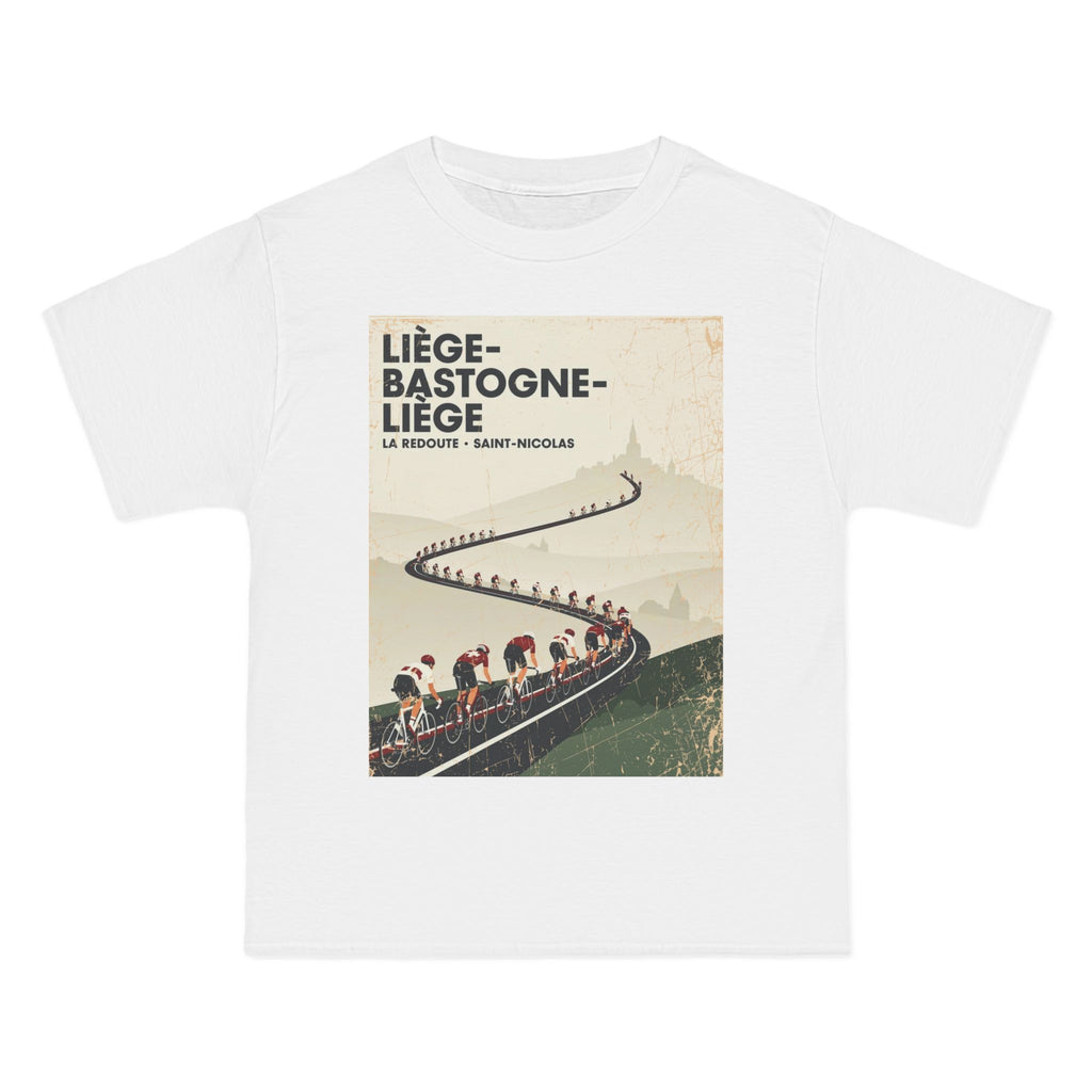 Liège Bastogne Liège Cycling Tee | Bauhaus Vector Race Design