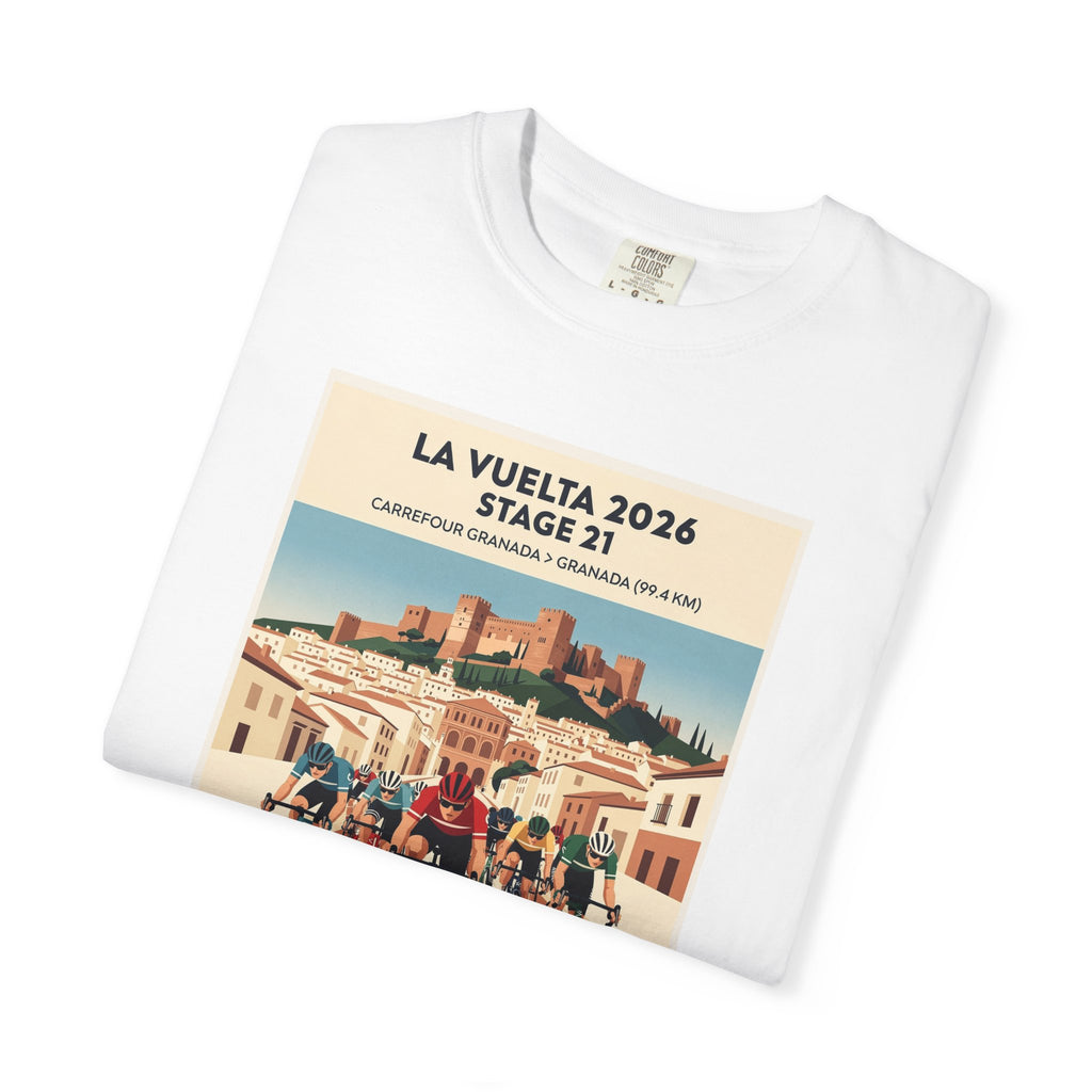 2026 Vuelta a España Stage 21 Cycling T-Shirt | Granada to Granada 99.4km