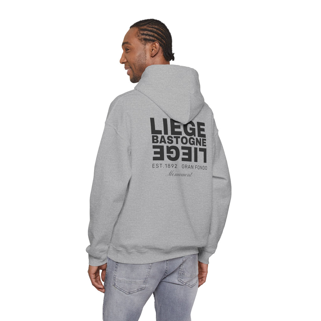 Liege Bastogne Liege Monument Bike race since 1892  Vintage Cycling Fan Logo Hoodie | Retro Cycling Sweatshirt