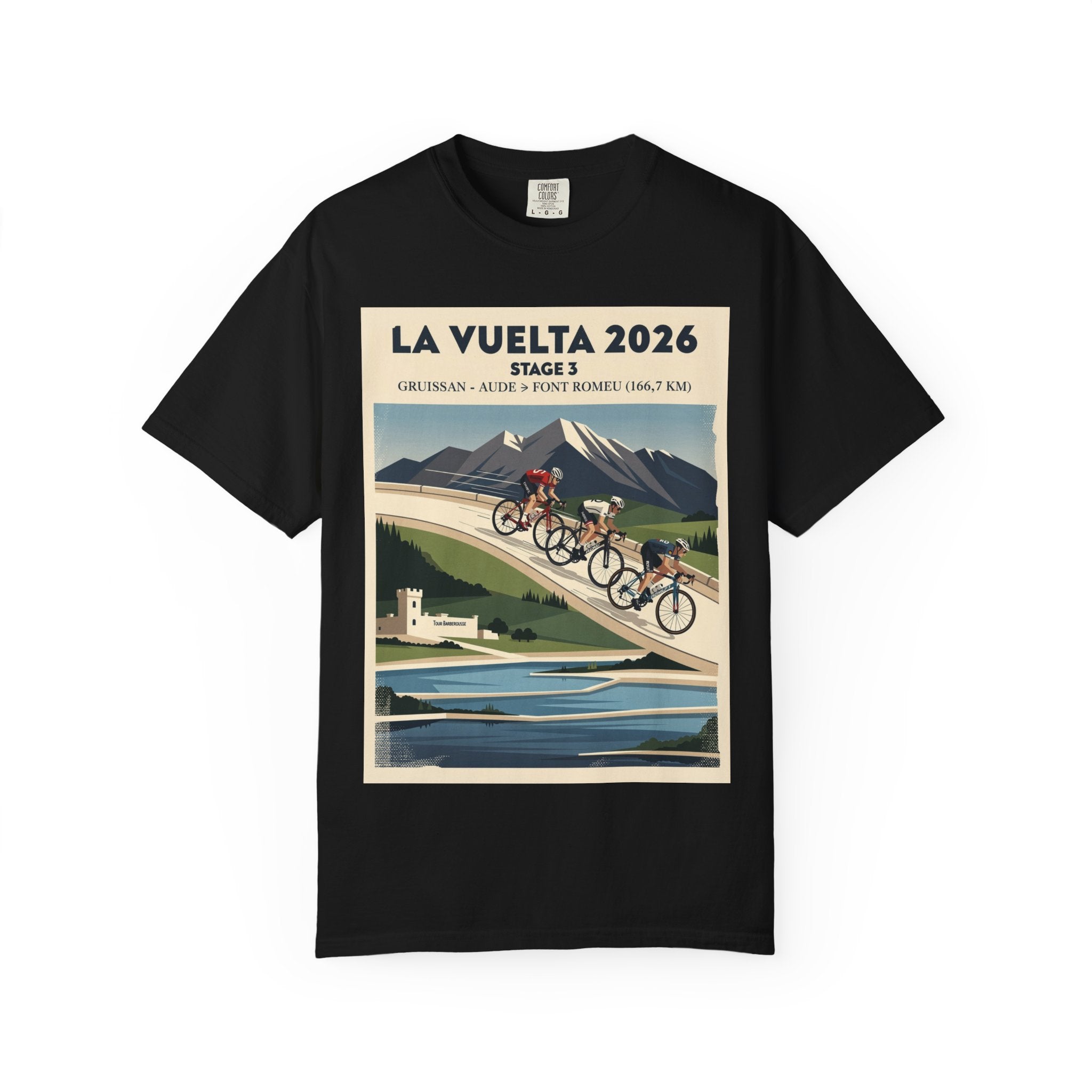 Stage 3 Gruissan - Aude to Font Romeu 166.7km Cycling Tee