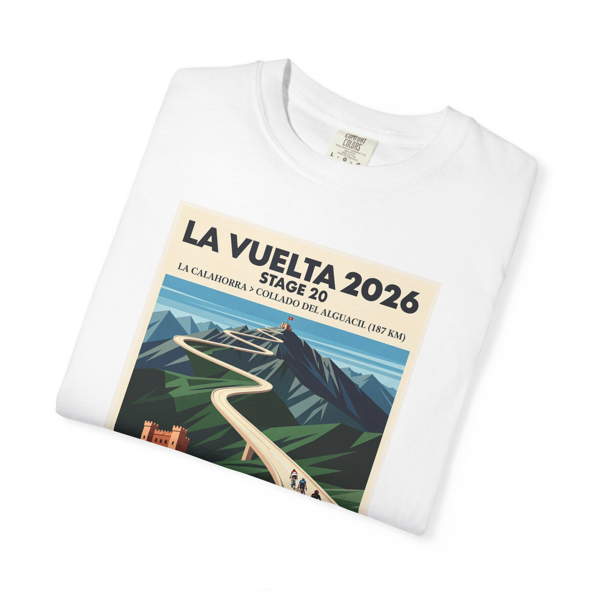 2026 Vuelta a España Stage 20 Cycling T-Shirt | La Calahorra to Collado del Alguacil 187km