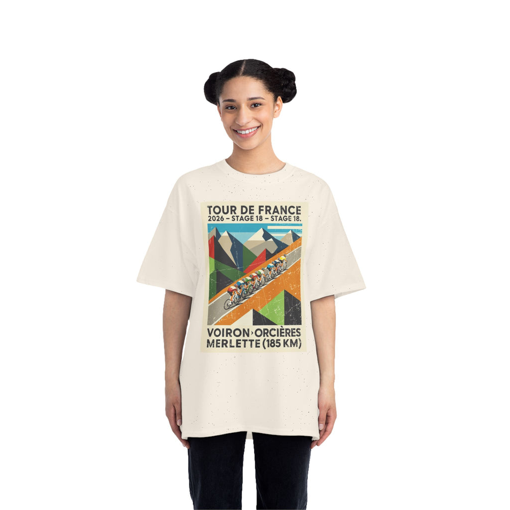 Tour de France 2026 Stage 18 Voiron > Orcières-Merlette T-Shirt | Cycling Summit Route