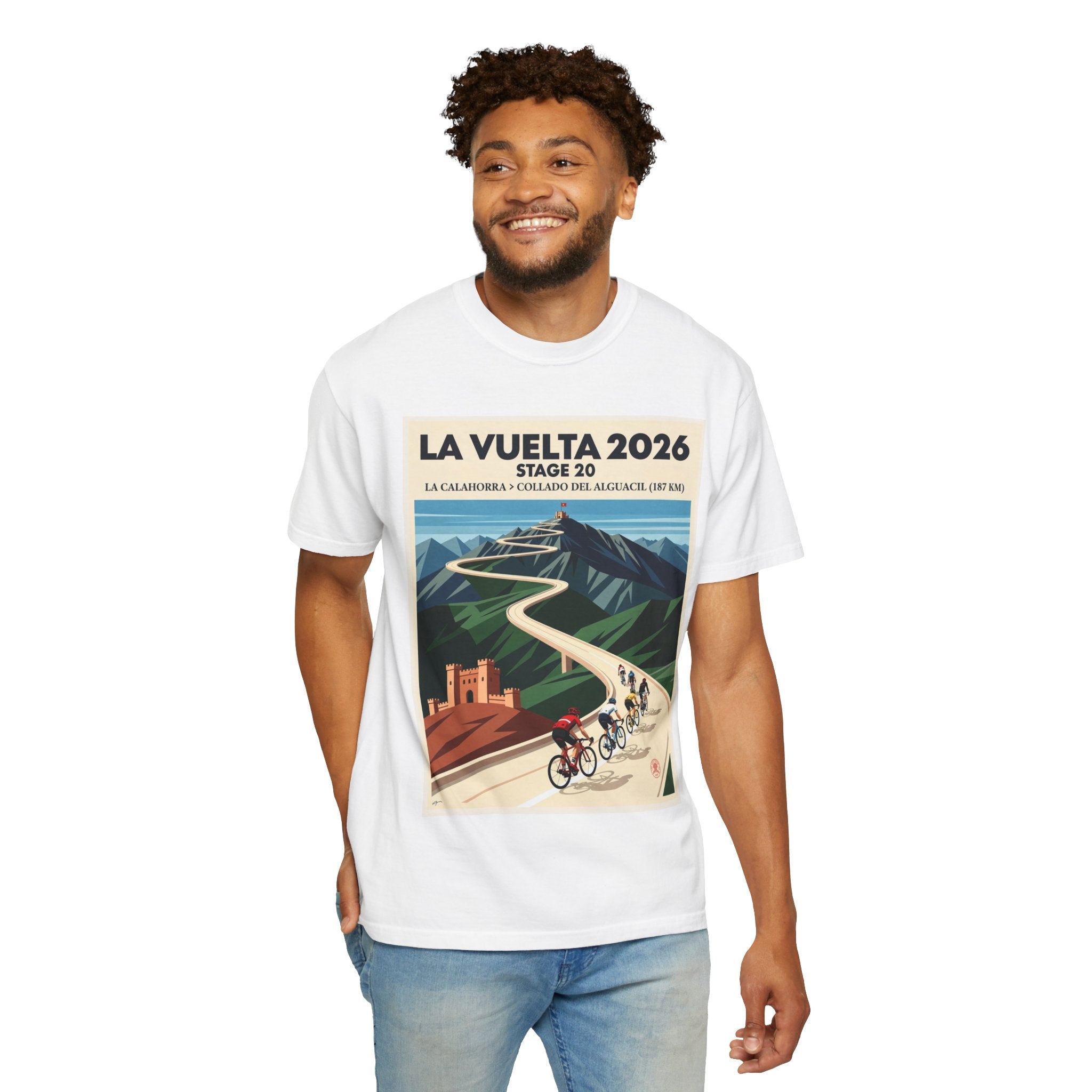 2026 Vuelta a España Stage 20 Cycling T-Shirt | La Calahorra to Collado del Alguacil 187km