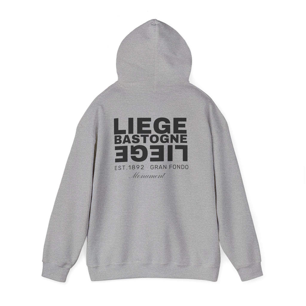 Liege Bastogne Liege Monument Bike race since 1892  Vintage Cycling Fan Logo Hoodie | Retro Cycling Sweatshirt
