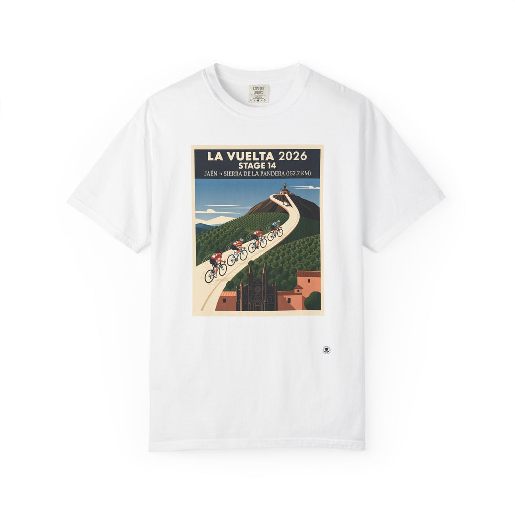 2026 Vuelta a España Stage 14 Cycling T-Shirt | Jaén to Sierra de La Pandera 152.7km | Graphic Tee