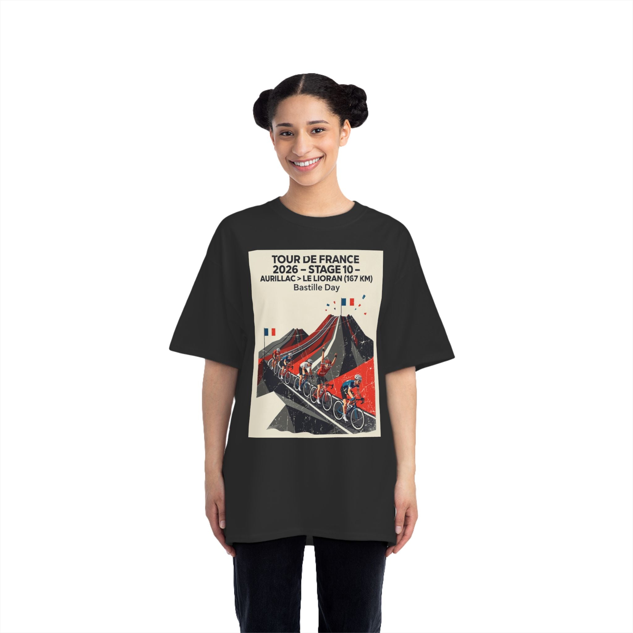 Tour de France 2026 Stage 10 Aurillac > Le Lioran T-Shirt | Bauhaus Mountain Cycling