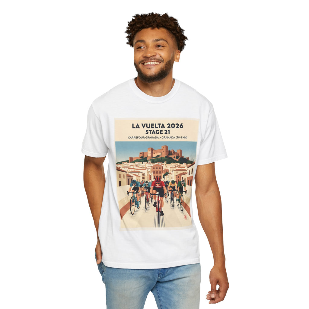 2026 Vuelta a España Stage 21 Cycling T-Shirt | Granada to Granada 99.4km